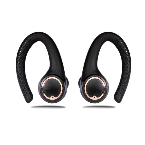 AIR Active 2.0 Matte Black Rose Gold Sport-Ohrhörer (Kabellose In-Ear-Kopfhörer)
